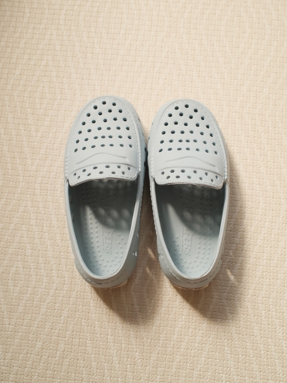 Floafers Baby/ Toddler Light Blue Water Shoes - Slip-On Ventilated Design